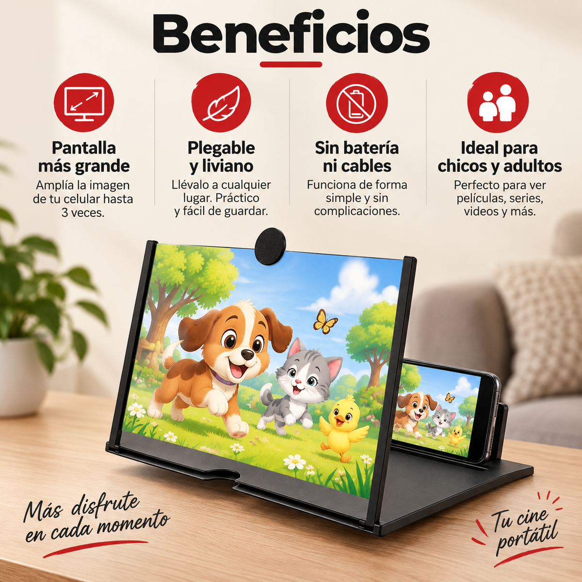 Convertí tu celular en una pantalla grande