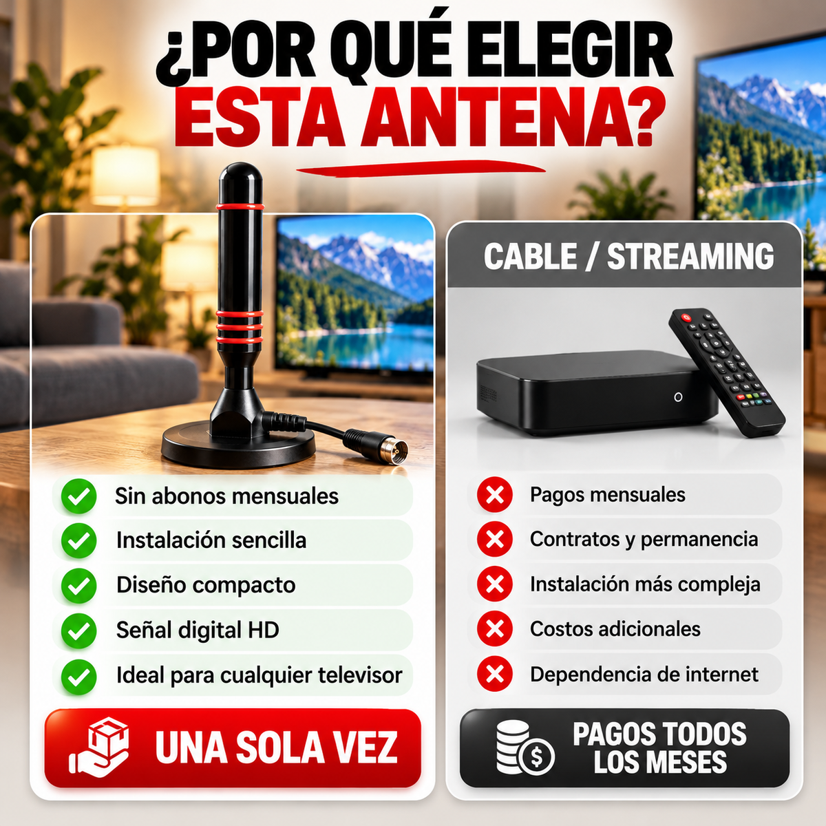 Antena Digital HD